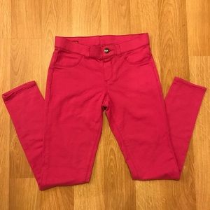 Girls Pink Skinny Leggings, Size 12R